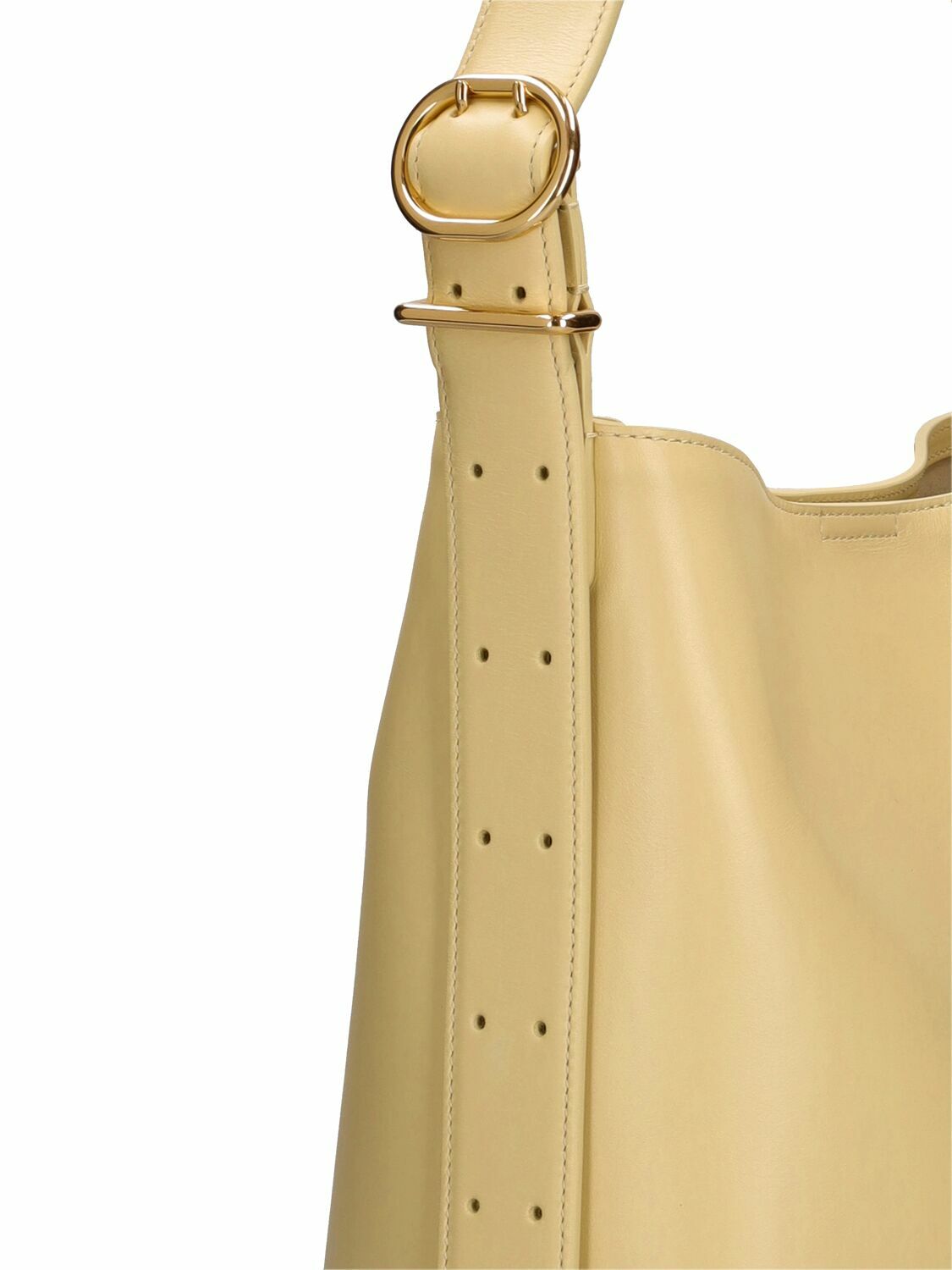 JIL SANDER - Cannolo Leather Tote Bag Jil Sander JIL SANDER - Cannolo Leather Tote Bag Jil Sander