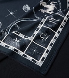 Dolce&Gabbana Casa Zodiaco silk and wool blanket