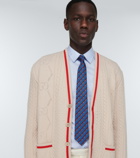Gucci - GG striped jacquard silk tie