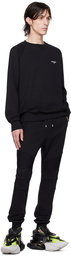 Balmain Black Paneled Sweatpants