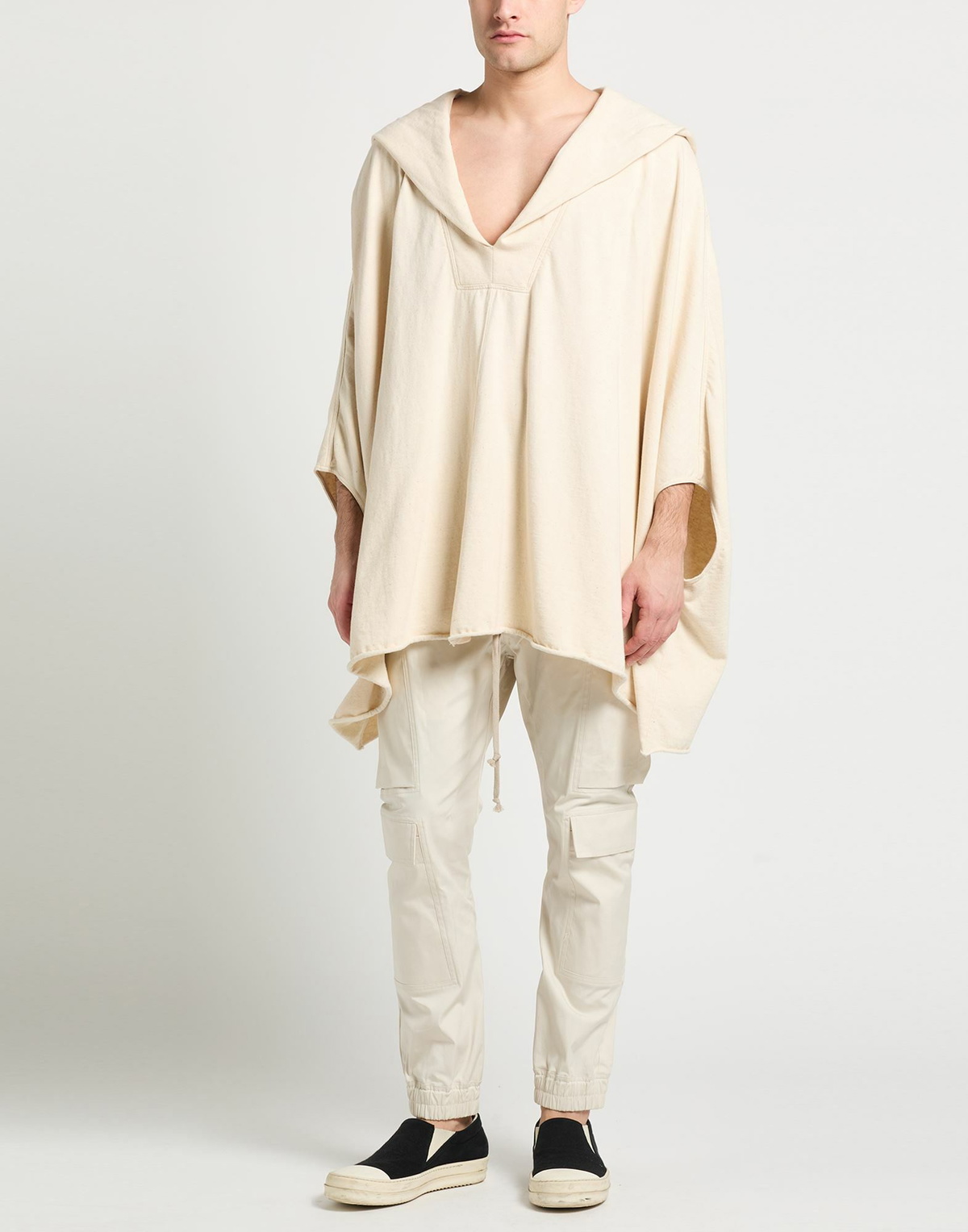 Rick Owens Mens Sweatshirt Cream