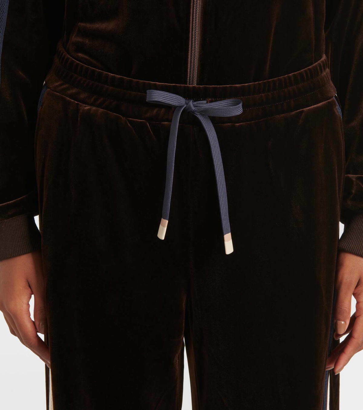 The Upside Castillon Roma velvet track pants