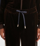 The Upside Castillon Roma velvet track pants