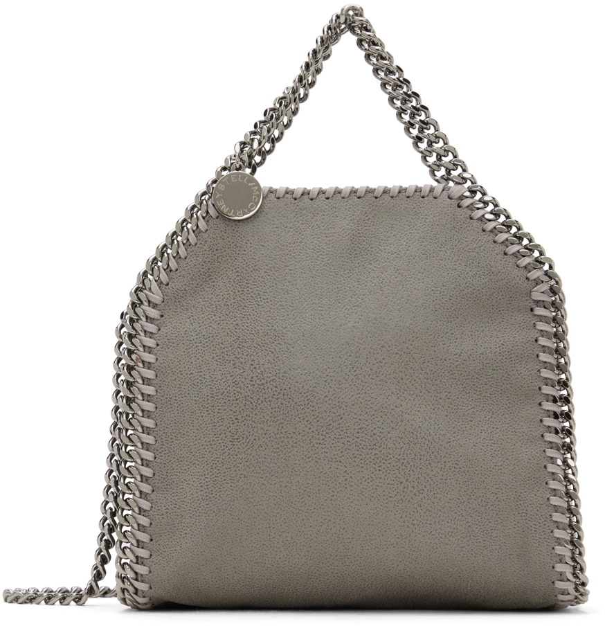 Stella McCartney Gray Tiny Falabella Bag Stella McCartney