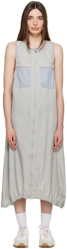 Photo: OPEN YY Gray Camper Midi Dress
