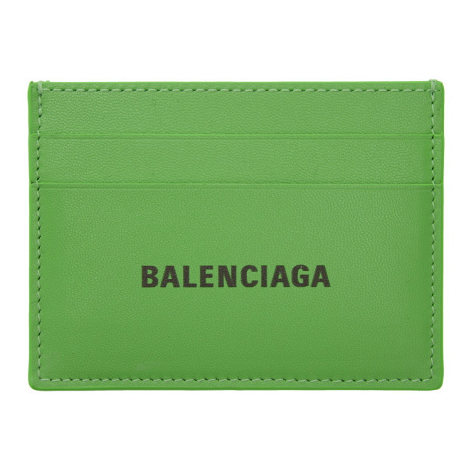 Photo: Balenciaga Green Cash Card Holder