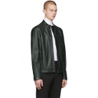 Boss Green Leather Regular Fit Jacket