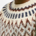Howlin by Morrison Men's Howlin' Future Fantasy Fair Isle Crew Knit in Biscuit