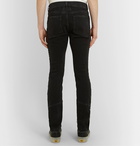 Rhude - Skinny-Fit Distressed Denim Jeans - Black