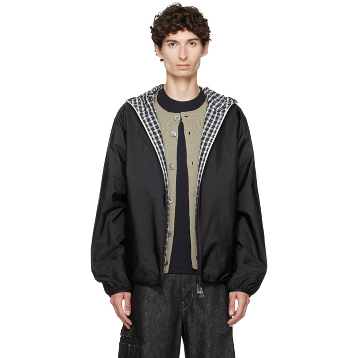 Photo: Moncler Black Vandelli Reversible Hooded Jacket