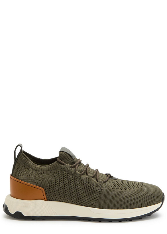 Photo: Tods Calzino Knitted Sneakers Green