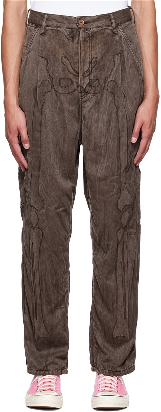 Photo: Doublet Brown Skeleton Trousers