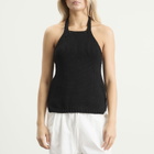 Róhe Women's Rohe Chunky knit halter top in Black