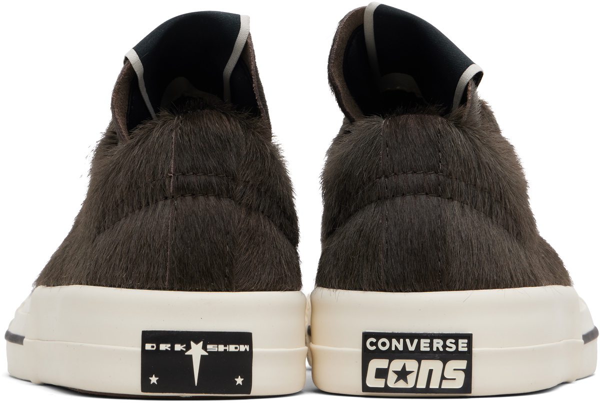 Rick Owens DRKSHDW Gray Converse Edition Onestr Sneakers