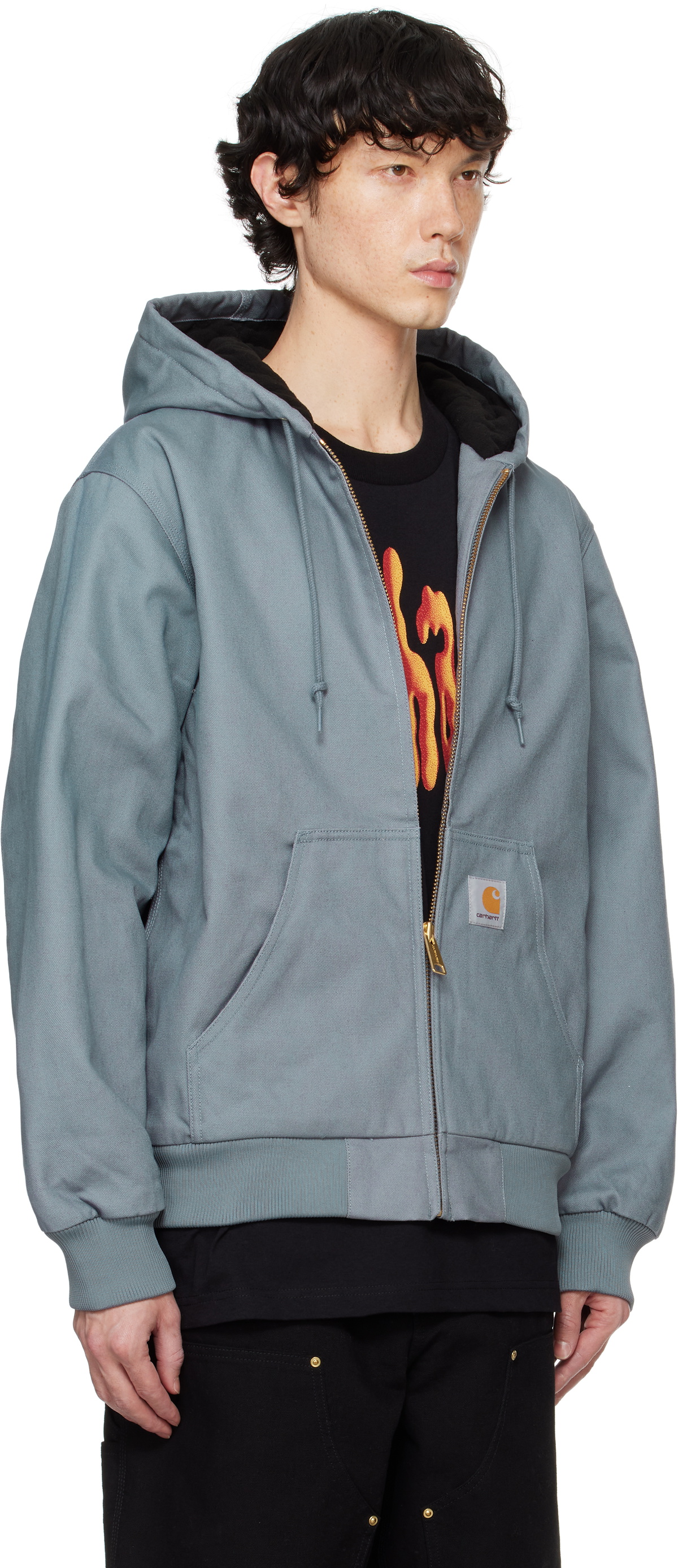 Carhartt Work In Progress Gray Active Jacket