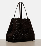 Alaïa Mina 37 Large leather tote bag