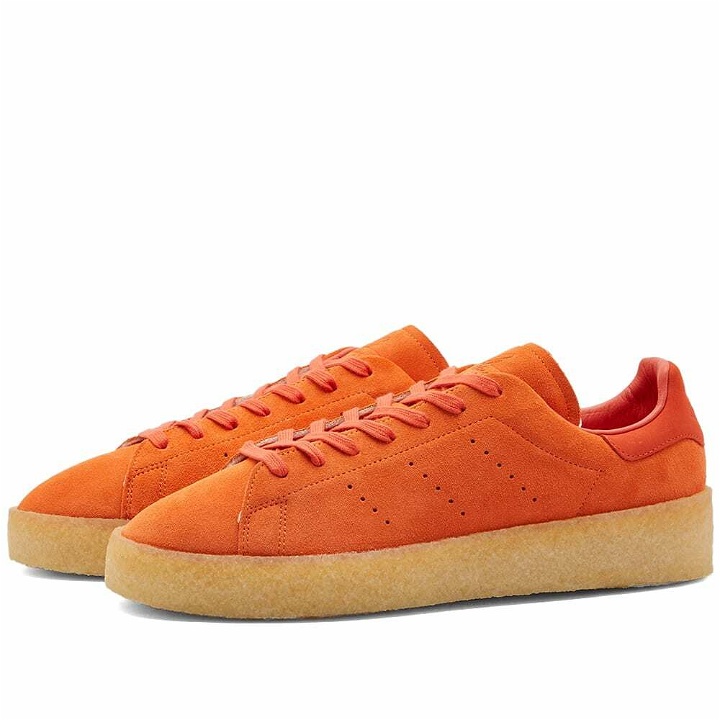 Photo: Adidas Men's Stan Smith Crepe Sneakers in Craft Orange/Preloved Red