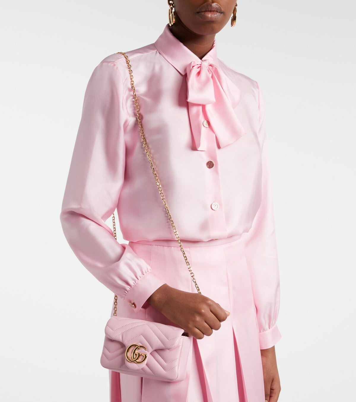 Gucci GG Marmont Mini leather crossbody bag