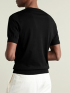 Brunello Cucinelli - Cotton and Silk-Blend T-Shirt - Black