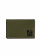 Off-White - Jitney Logo-Embellished Leather Cardholder