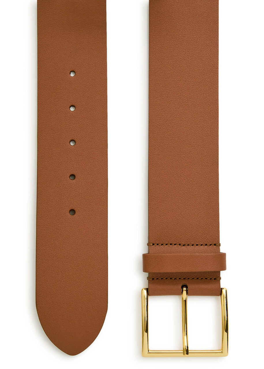 Andersons Belts Grained Leather Belt Brown