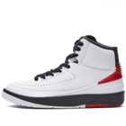 Air Jordan 2 Retro GS Sneakers in White/Varsity Red/Black