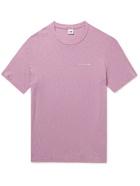 NN07 - Aspen Logo-Print Slub Cotton-Jersey T-Shirt - Pink