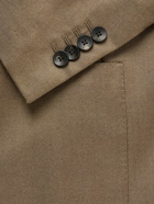 Lardini - Double-Breasted Linen Jacket - Brown