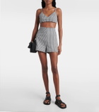 Róhe Gingham bralette