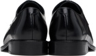 Stefan Cooke Black Slashed Square Toe Derbys