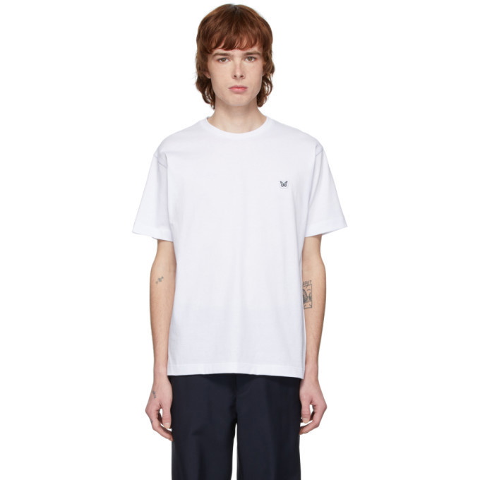 Davi Paris White Logo Patch T-Shirt David Yurman