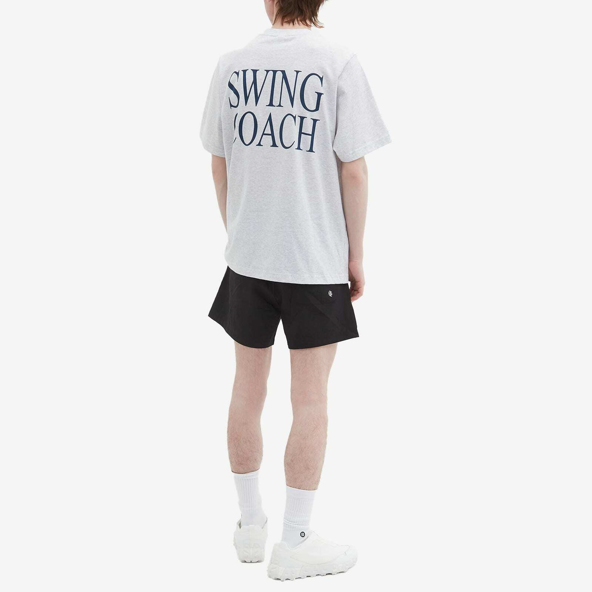 Quiet Golf Men's Swing Coach T-Shirt in Heather