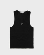 Jw Anderson Anchor Embroidery Vest Black - Mens - Tank Tops