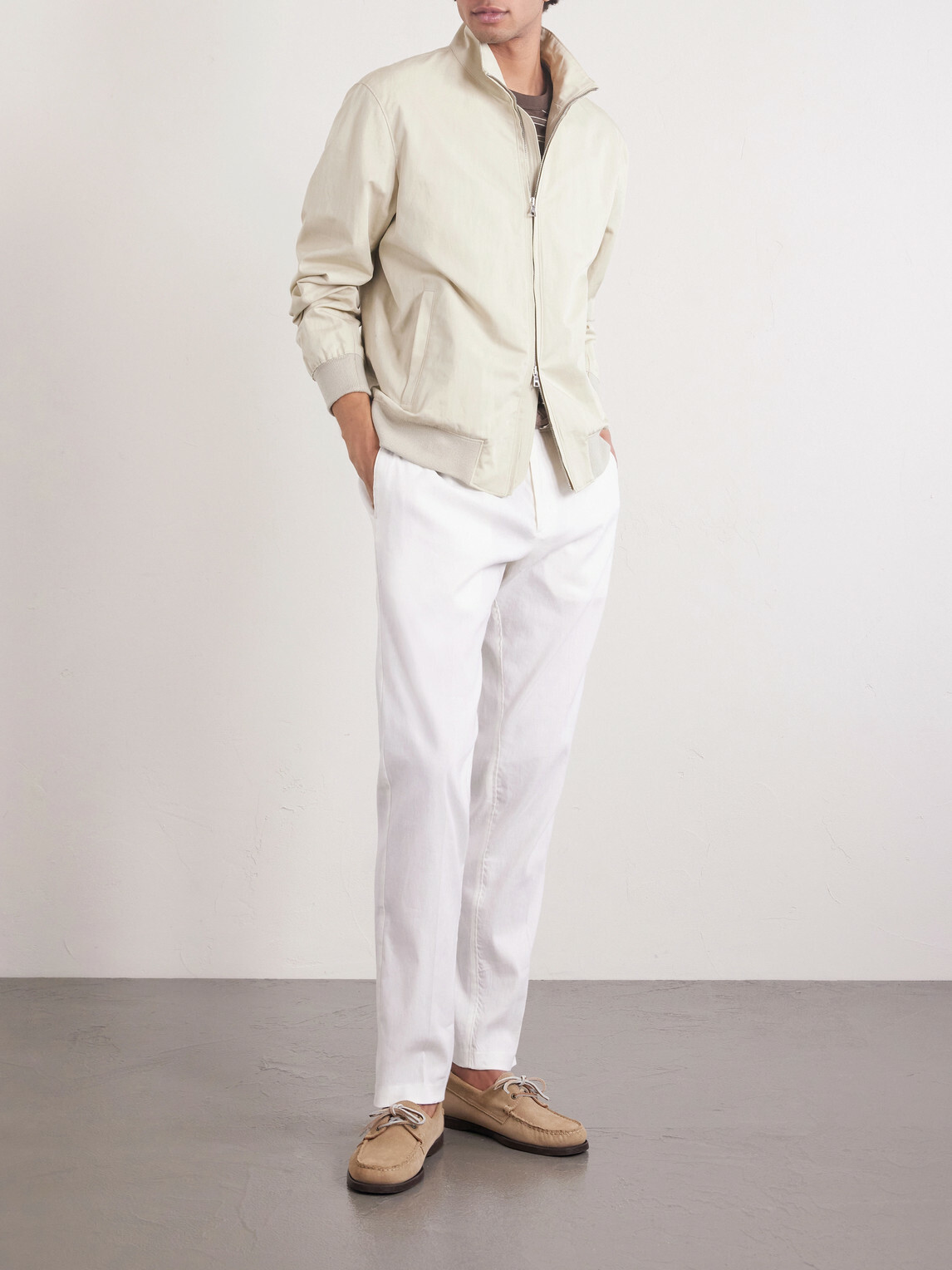 Orlebar Brown - Alvaro Cotton and Linen-Blend Jacket - Neutrals