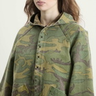 Needles Women's Reversible Hooded Coat in Camo