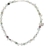 Pearls Before Swine Blue & Green Baroque Pearl Necklace