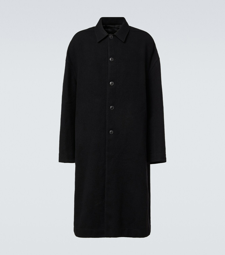 Photo: Rick Owens Brad virgin wool coat