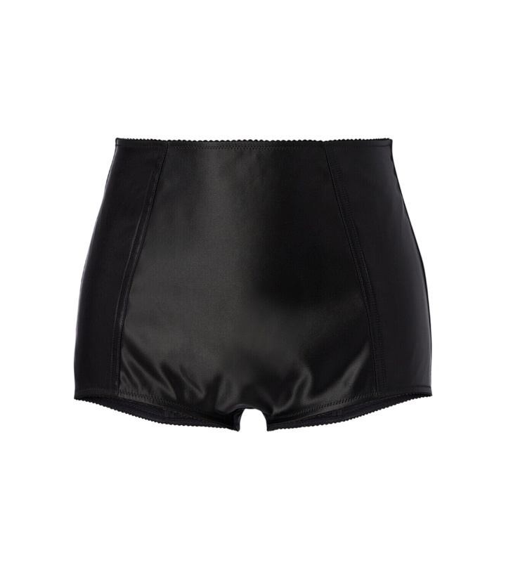 Photo: Dolce&Gabbana Satin micro shorts
