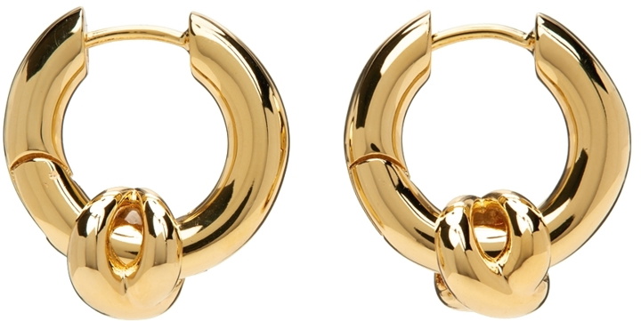 Photo: S_S.IL Gold Small Hinged Hoop Earrings