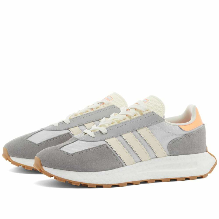 Photo: Adidas Men's Retropy E5 Sneakers in Grey/Ecru Tint/White