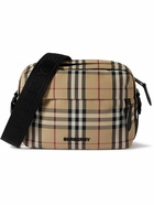 Burberry - Checked Shell Messenger Bag