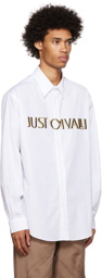 Just Cavalli White Printed Shirt