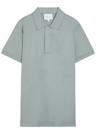 Raith Santi Mercerized Cotton Polo Shirt Light Blue