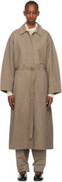 Lauren Manoogian Taupe Belted Trench