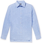 Rubinacci - Slub Linen Shirt - Blue