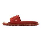 Fendi Red Fendi Vocabulary Sandals