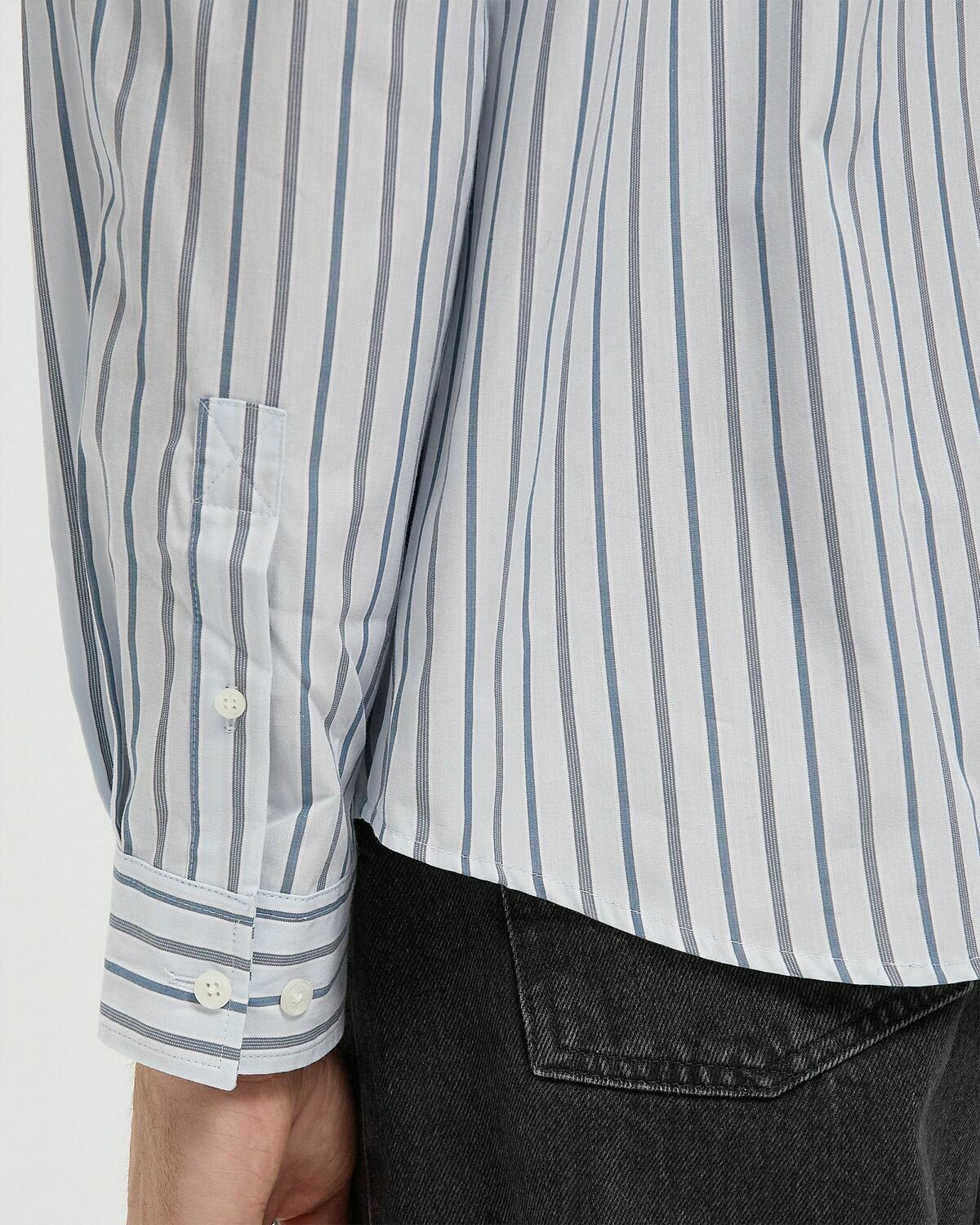 Samsøe & Samsøe SARYAN J SHIRT White Mens Longsleefe