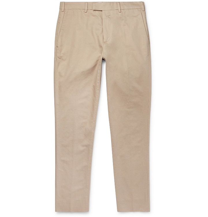Photo: SALLE PRIVÉE - Gehry Slim-Fit Cotton and Linen-Blend Twill Trousers - Neutrals