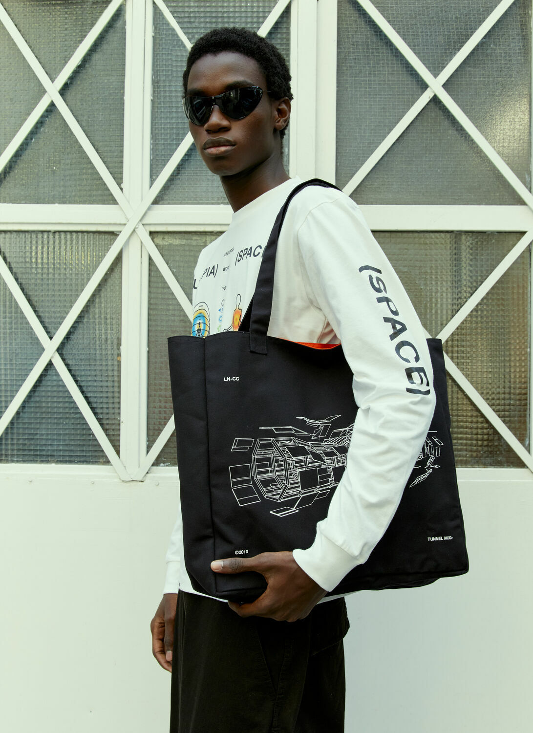 Space Available x LN-CC Store Mix Reversible Tote Bag