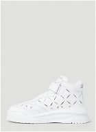 Versace Perforated Sneakers male White